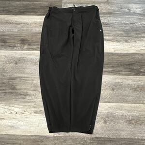 Thousand Miles Black Mens XL Tapered Relaxed Flat Front Plain Chino Golf‎ Pants